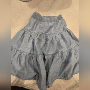 Cat & Jack Light Blue Tiered Skirt